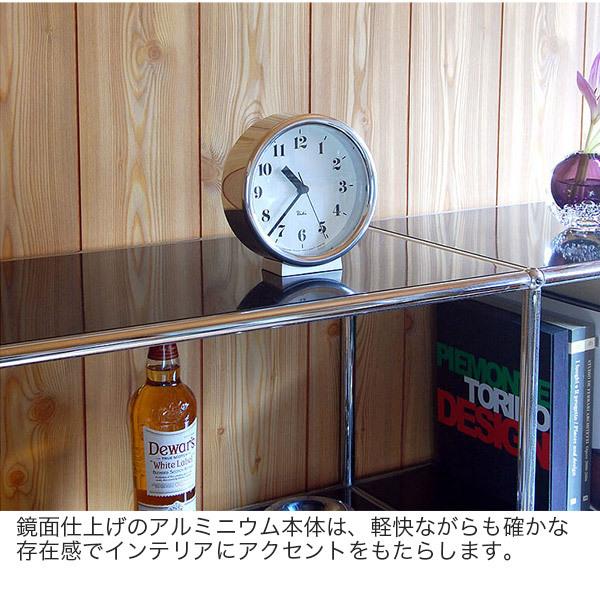 レムノス 置き時計 Lemnos リキ アルミニウムクロック RIKIALUMINUM 