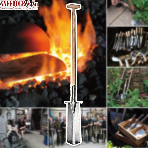 スネーブール Draining Spade with steps 細溝用シャヴェル足つき付 3052