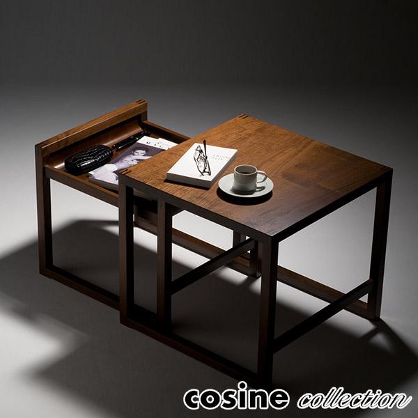 (プレゼント付) cosine collection コサインコレクション nagahara Nest Table ウォルナット TA-08CW 木製 おしゃれ 旭川家具｜sun-wa