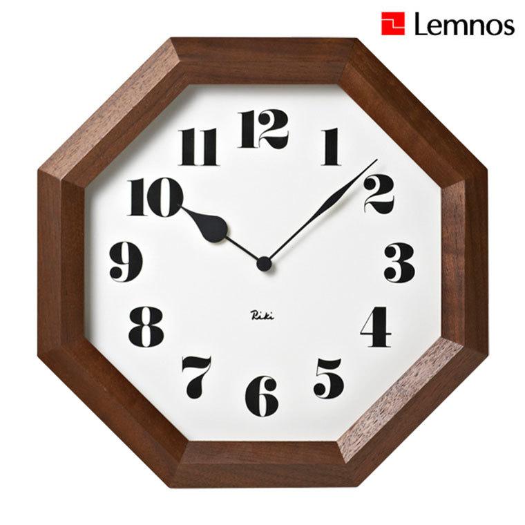 ⚠️レムノス掛け時計八角の時計 (WR11-01) Lemnos（レムノス） 八角の時計 掛け時計 WR11-01 : サンワ