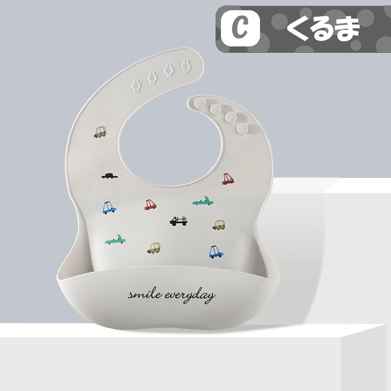 シリコンビブ  お食事エプロン シリコン 赤ちゃん エプロン おしゃれ よだれかけ |  | 12