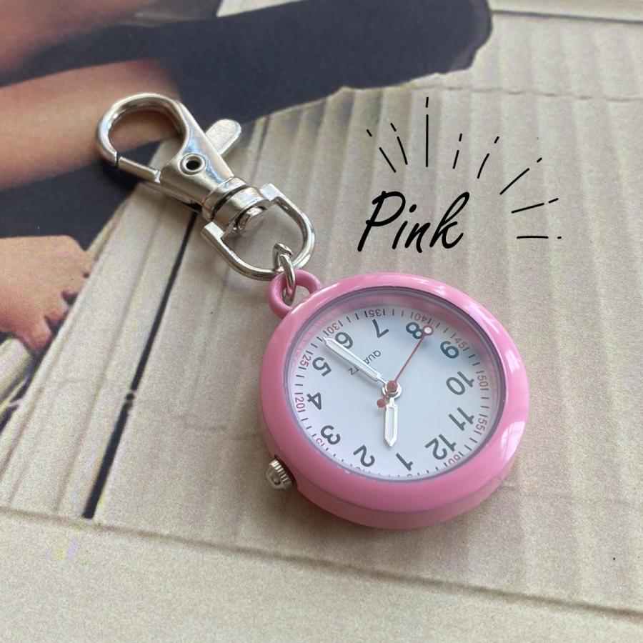 ナースウォッチ 懐中時計 看護師 ナース カラビナ 時計 キーホルダー おしゃれ 電池交換 可能 |  | 03