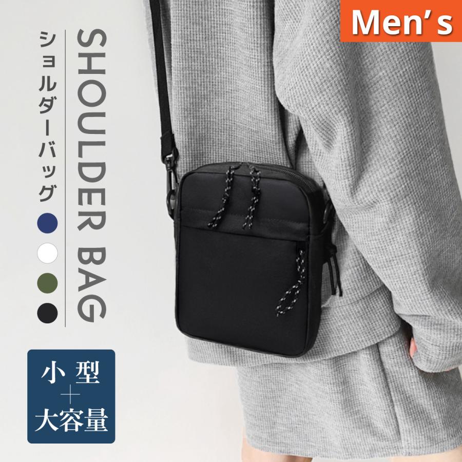 ショルダーバック メンズ 小さめ 肩掛けバッグ 大容量 ボディーバッグ ショルダーポーチ 40代 50代 | 