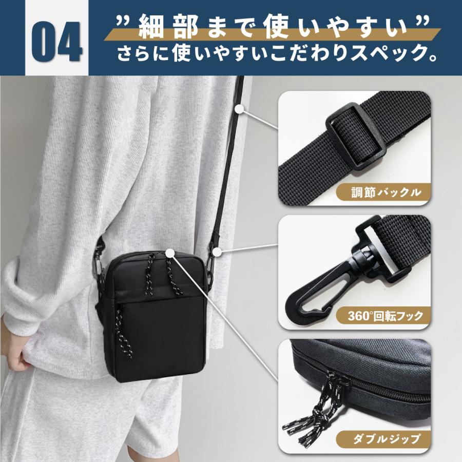 ショルダーバック メンズ 小さめ 肩掛けバッグ 大容量 ボディーバッグ ショルダーポーチ 40代 50代 |  | 09