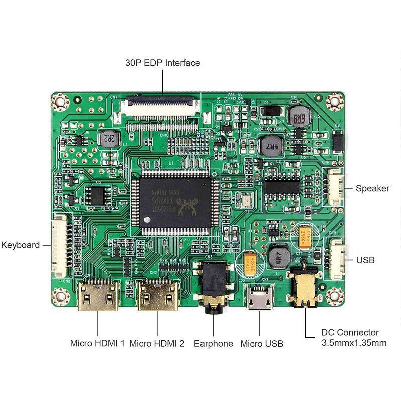 VSDISPLAY 12.6インチ IPS 細長液晶デイスプレイ 解像度1920x515 EDP 40ピン 2HDMI Mini LCDコン 6インチ IPS 細長液晶デイスプレイ 解像度1920x515 EDP 40ピン 2HDMI Mini LCDコン