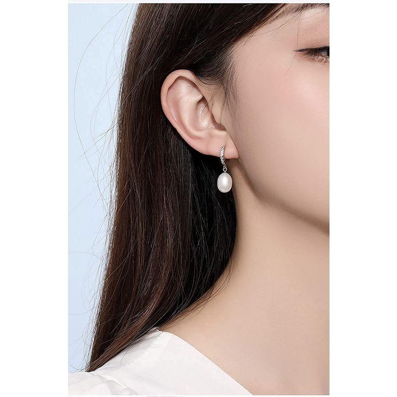 華麗 フープピアス ジルコニア ピアス 真珠 人気 レディース ピアス Yoursfs シルバー プレゼント クリスマス イヤリング ゆれるピアス ピアス Www We Job Com