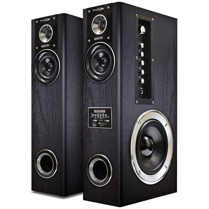 クマザキエイム アンプ内蔵タワースピーカー VABEL（ヴァベル） TS-120BW 最大120W出力 アンプ内蔵タワースピーカー VABEL ヴァベル TS 120BW 最大120W出力