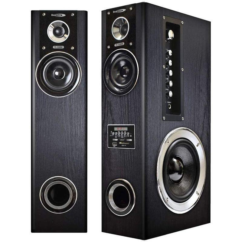 クマザキエイム アンプ内蔵タワースピーカー VABEL（ヴァベル） TS-120BW 最大120W出力 アンプ内蔵タワースピーカー VABEL ヴァベル TS 120BW 最大120W出力