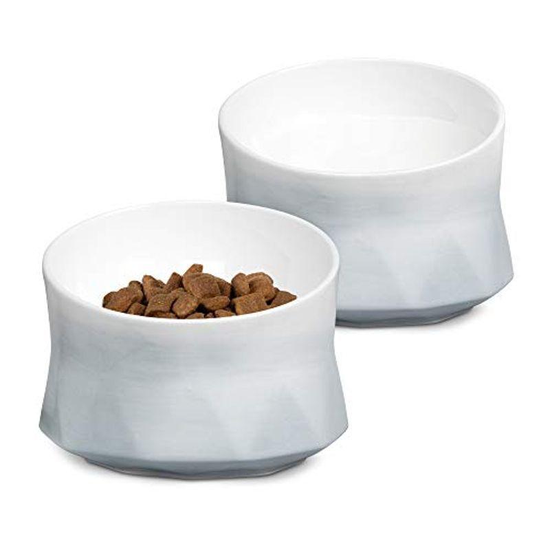 高品質の激安 食器 餌やり 水やり用品 Navaris キャットボウル 陶磁器 えさ皿 水飲み 脚付 食べやすい 負担軽減 デザイン 陶器 ペットボウル 2個セット 子犬 Www Threeriversofs Com