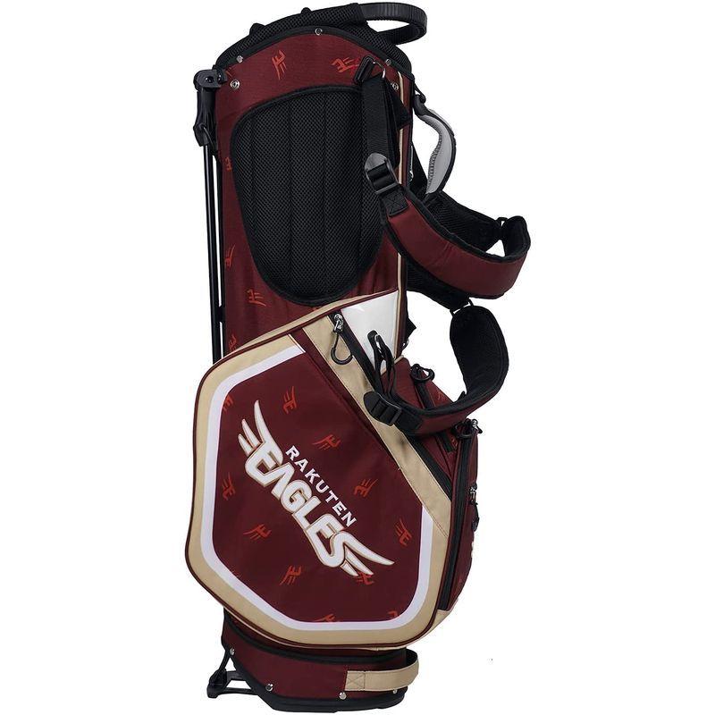 レザックス キャディバッグ 東北楽天ゴールデンイーグルス 9.5型スタンドバッグ レッド RECB-1458 キャディバッグ 東北楽天ゴールデンイーグルス 5型スタンドバッグ レッド RECB