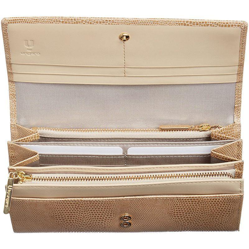 ユー バイ ウンガロ 長財布 ピエッツ 牛革 リザード型押し 内ダブルファスナー付 ダブルボタン式 UULW6HT2 レディース ベージュ バイ ウンガロ 長財布 ピエッツ 牛革 リザード型押し 内ダブルファスナー付 ダブルボタン式 UULW6HT2 レディース ベージュ