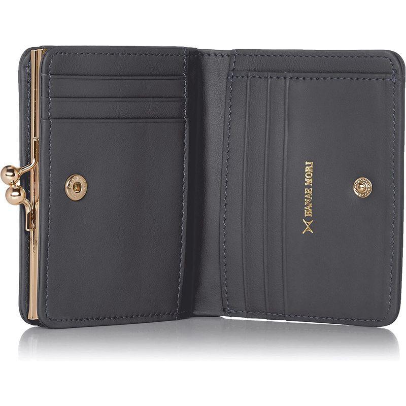 ハナエモリ 財布 二つ折り 口金 スイングHP HMP622 ネイビー 財布 二つ折り 口金 スイングHP HMP622 ネイビー