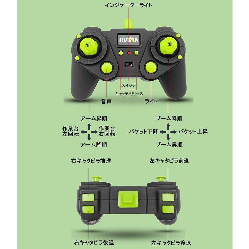 億騰 令和二年9月最新型 合金版 RCショベルカー ラジコン 掘削機 2.4GHz無線 22CHパワーショベル 旋回 LEDライト搭載 ミニ 令和二年9月最新型 合金版 RCショベルカー ラジコン 掘削機 4GHz無線 22CHパワーショベル 旋回 LEDライト搭載 ミニ