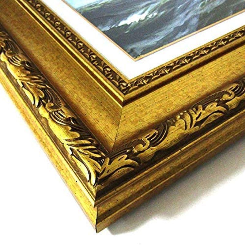 新入荷！ マクレガー［世界の名画コレクション］『ブルーウォーター』複製画 風景画 帆船 舟 海洋画 大海原 戦艦 無敵艦隊 ビクトリー号 ヴィクトリー 【G1729612910】(10624円)