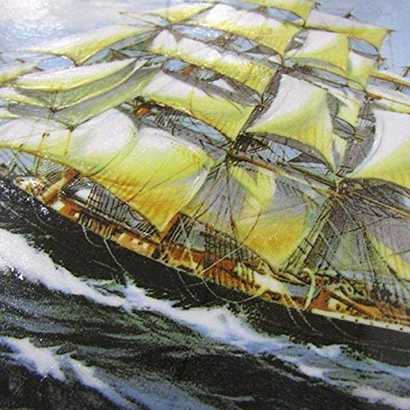 新入荷！ マクレガー［世界の名画コレクション］『ブルーウォーター』複製画 風景画 帆船 舟 海洋画 大海原 戦艦 無敵艦隊 ビクトリー号 ヴィクトリー 【G1729612910】(10624円)