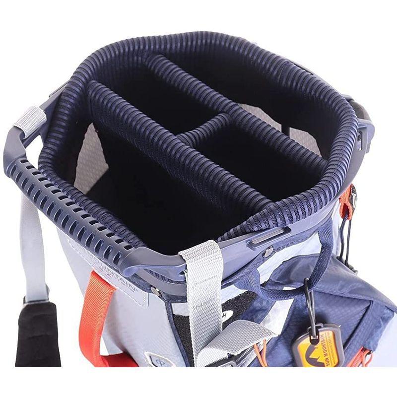 2026年 サンマウンテン 継続定番商品 キャディバッグ 軽量 (9.0型・4分割・スタンド式) / ゴルフ / 267-2980205 020_グレー 【XU2251870421】(13832円)