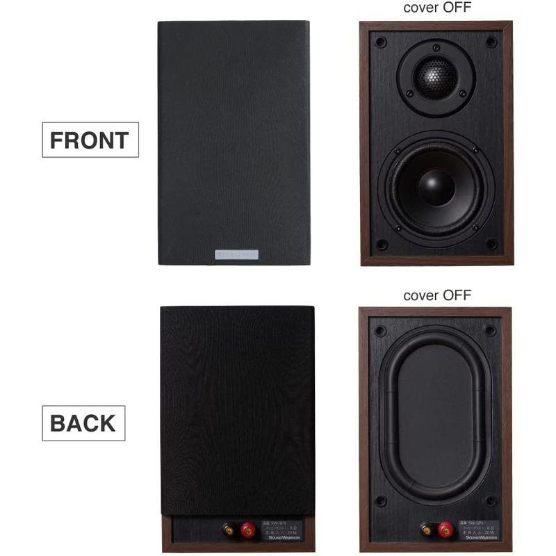 【国産】 SOUNDWARRIOR 広帯域 パッシブラジエーター 搭載 2WAY スピーカー | 木製 小型 ブックシェルフ スピーカー ドロンコーン 【1926970302】(11837円)