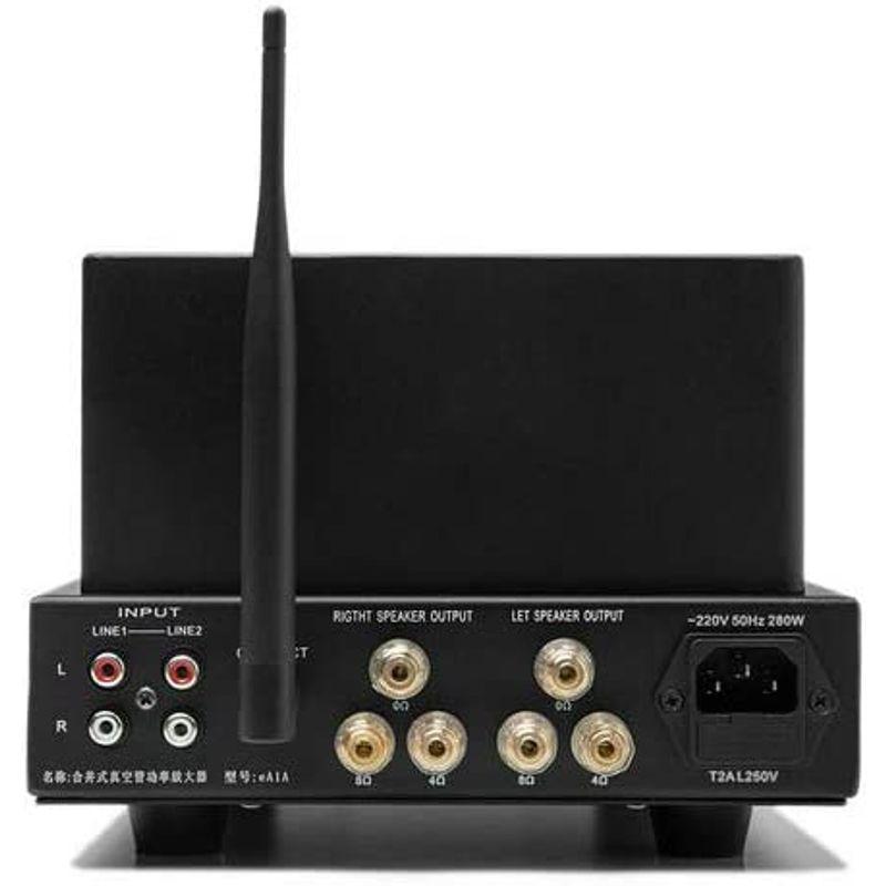 RFTLYS EA1A A 級 アンプEL34 真空管 ステレオ・プリメインアンプ-イヤホン アンプ ブルートゥース (黒) EA1A 級 アンプEL34 真空管 ステレオ プリメインアンプ イヤホン アンプ ブルートゥース 黒