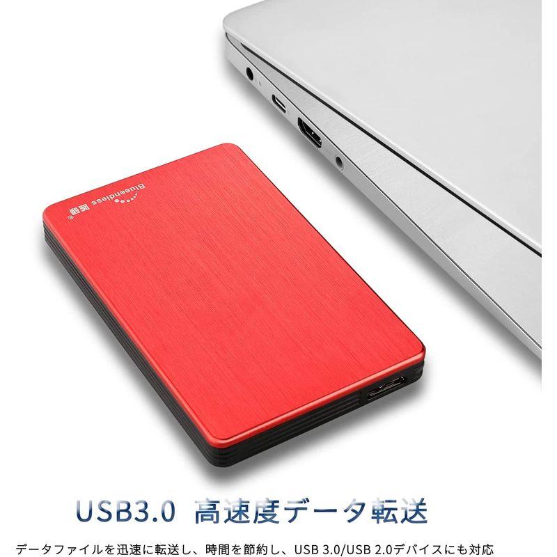 外付けHDDハードディスク250GB 2.5インチ USB3.0高速転送 Macbook Laptop に適用 PC Chromebo 