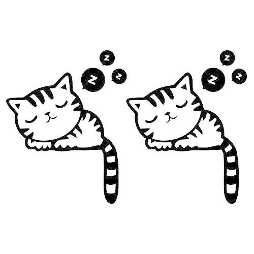 1797 ステッカー ネコ ねこ 猫 眠っている猫 車用 かわいい 面白い おもしろ 動物 デカール シール 防水ステッカ A B0741b7wgv 2525 太陽4号ヤフー店 通販 Yahoo ショッピング