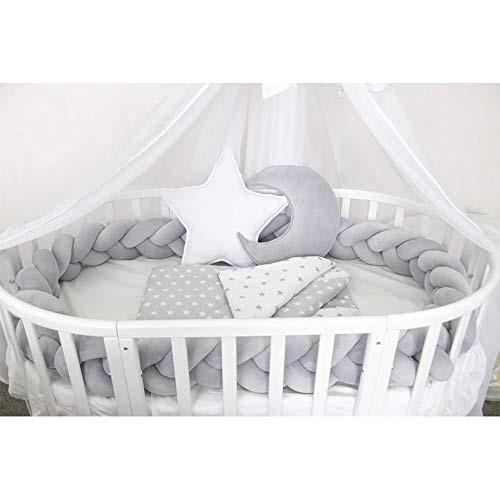 ベビーベッドガード サイドガード 抱き枕 ノットクッション 赤ちゃんベッドバンパー ソファークッション 結び Morenotafurt Com