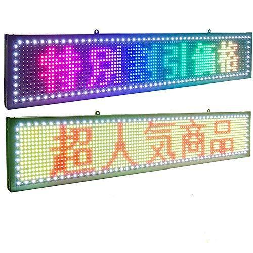 Ledボード 軽量 Led電光掲示板 100x20cm 店頭看板 Led表示機 屋 用 Ledデジタルボード 小型led看板 宣伝 Ledサイン A B07p1qr7n6 20210120 太陽4号ヤフー店 通販 Yahoo ショッピング