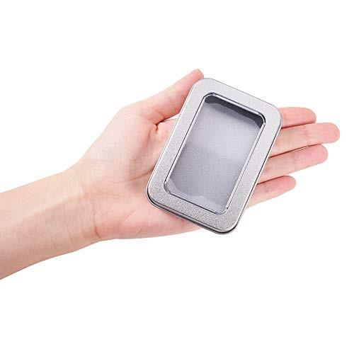 Benecreat 10個セット長方形鉄ボックス ブリキ缶 大きなクリア窓蓋 錆止め お菓子保存 クリーム小分け 詰め替え A B07v4rzfr2 0424 太陽4号ヤフー店 通販 Yahoo ショッピング