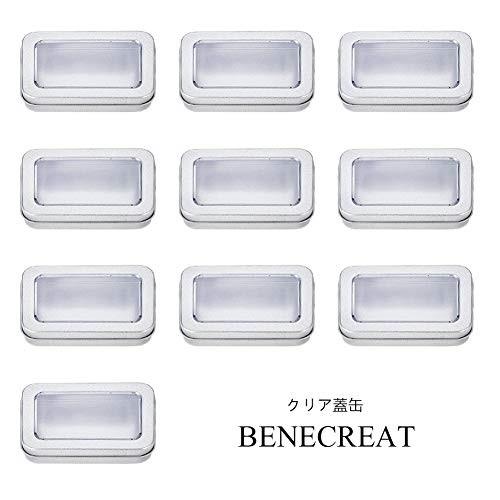 Benecreat 10個セット長方形鉄ボックス ブリキ缶 大きなクリア窓蓋 錆止め お菓子保存 クリーム小分け 詰め替え A B07v4rzfr2 0424 太陽4号ヤフー店 通販 Yahoo ショッピング