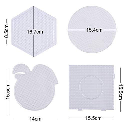 アイロンビーズプレート4枚 パーラービーズプレート 透明 接続可能 手芸用品 手作り素材 アイロンペーパー付 A Blp8 1110 太陽4号ヤフー店 通販 Yahoo ショッピング