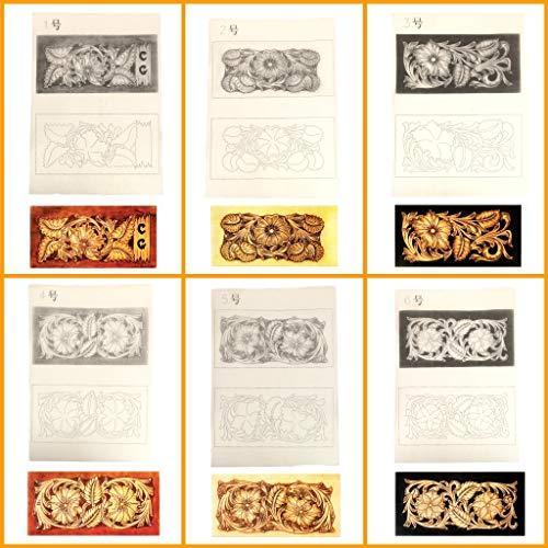 Sweet レザークラフト 図案 カービング 型紙 テンプレート 唐草模様 シェリダンスタイル 17種類 トレーシングペ A B08dtnj77s 1112 太陽4号ヤフー店 通販 Yahoo ショッピング