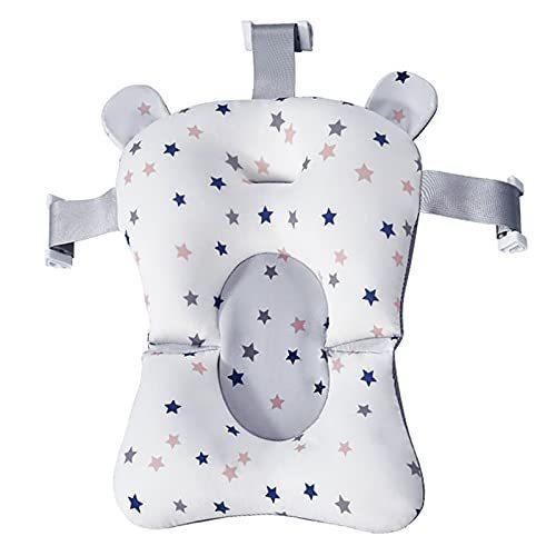 おすすめネット お風呂 バス用品 Lying ベビー用バスネット お風呂マット 赤ちゃん 星柄 スポンジ入り お風呂サポート ベビー保護 補助用クッション Www Threeriversofs Com