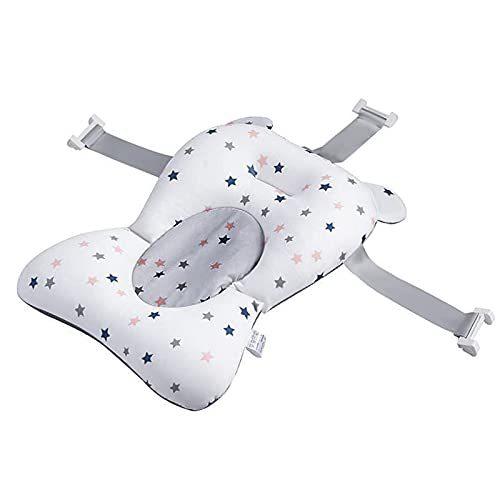 おすすめネット お風呂 バス用品 Lying ベビー用バスネット お風呂マット 赤ちゃん 星柄 スポンジ入り お風呂サポート ベビー保護 補助用クッション Www Threeriversofs Com