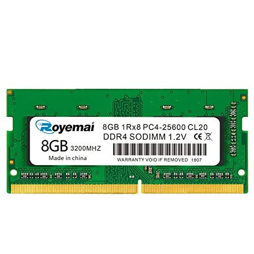 ノートPC用増設メモリ 8GB 8GBx1枚 DDR4 3200MT/s PC4-25600 1RX8 CL22