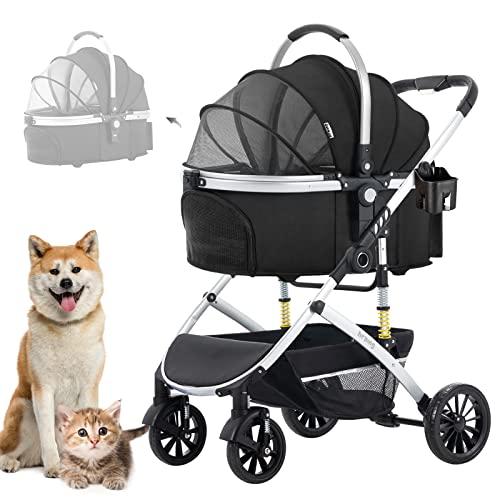 HRKING ペットカート 取り外し 分離型 ペットバギー 3way