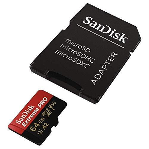 サンディスク ( SANDISK ) 64GB microSD Extreme PRO SDアダプター付き  海外パッケージ 064G-GN6M｜sunafukin-store｜02