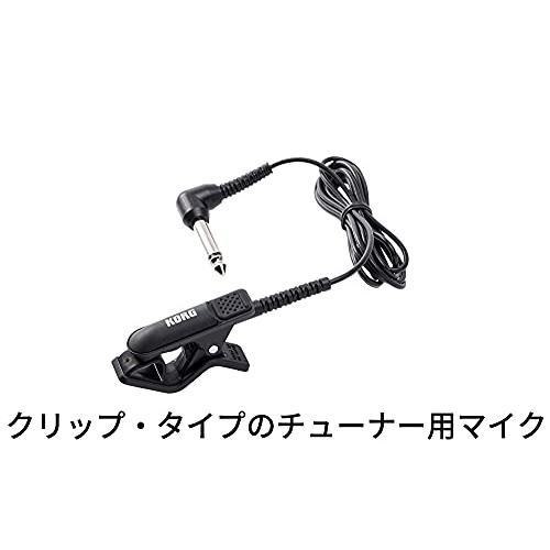 KORG チューナー用 コンタクトマイク CM-300 BK ブラック｜sunafukin-store｜02
