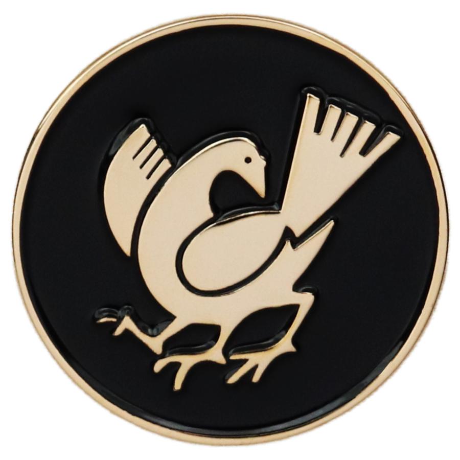 ピンバッジ 八咫烏 ヤタガラスをデザインしたピンズ・バッジ