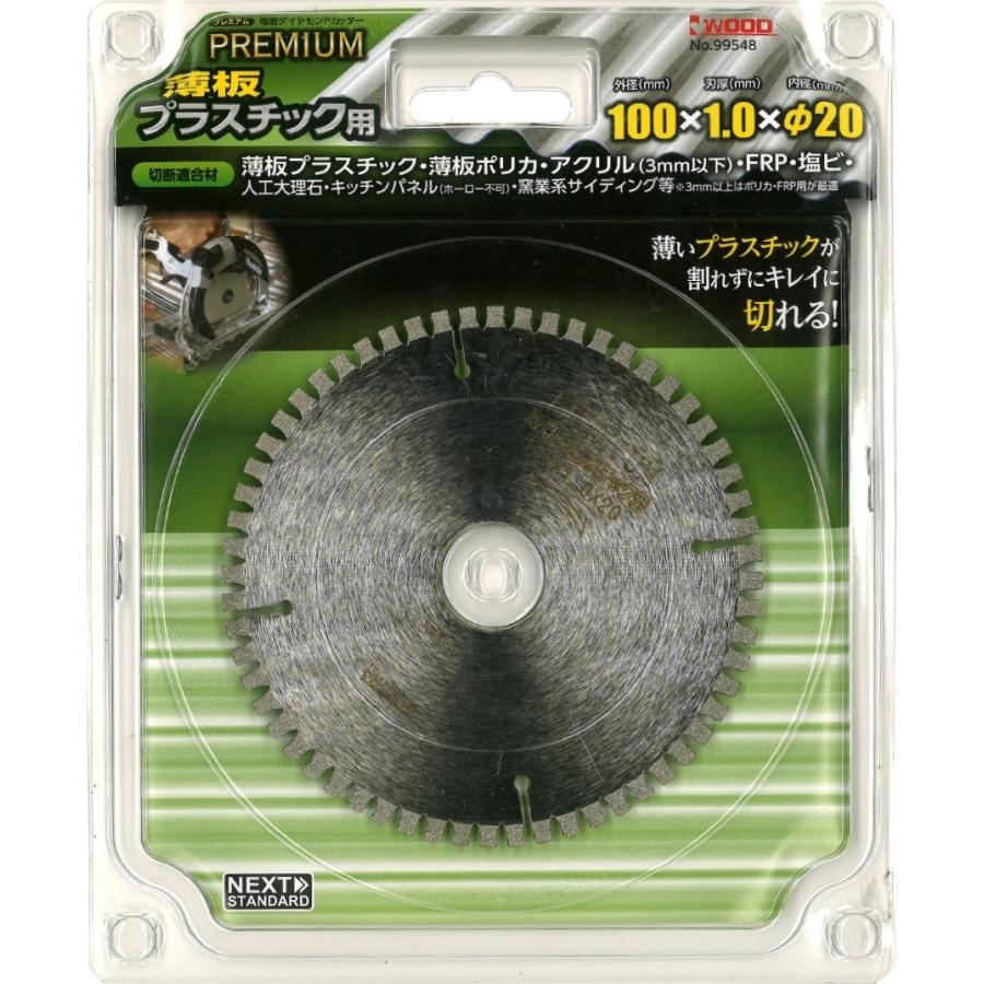 アイウッド I WOOD 薄板プラスチック用 100×1.0×Φ20 チップソー