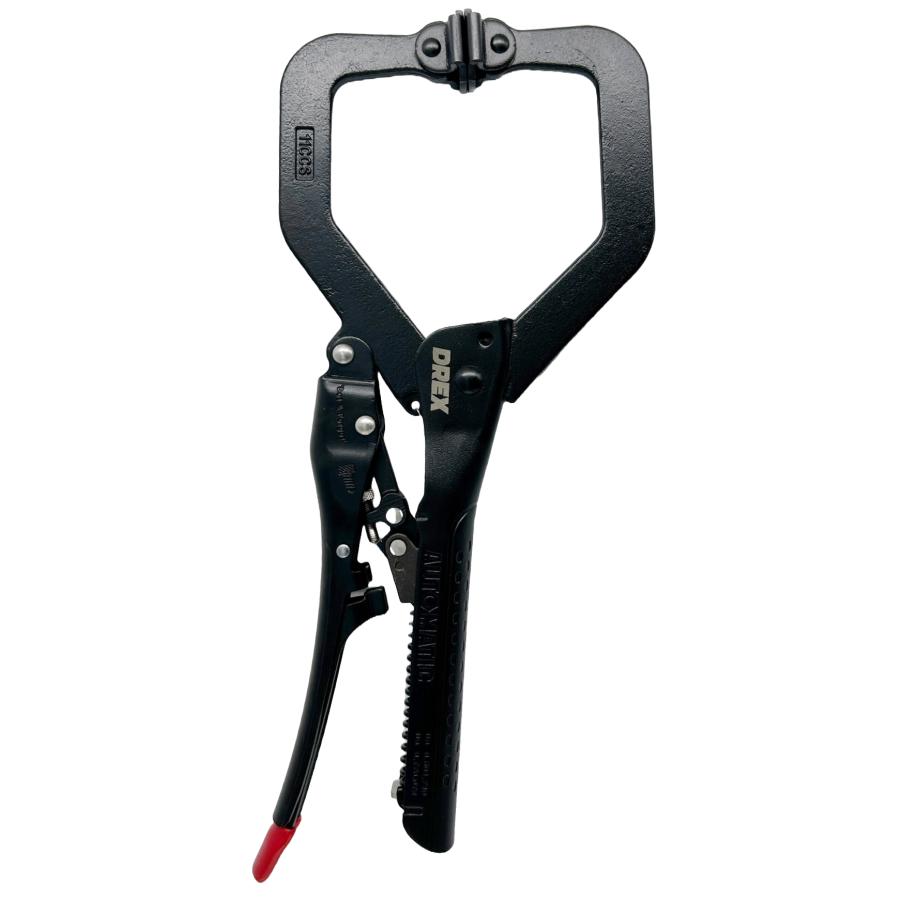 DREX オートマチックバイスプライヤ C型(スイベル) DR-LC11S 330mm