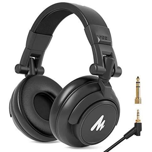 イヤホン ヘッドホン アニメショート Maono モニターヘッドホン ヘッドフォン 有線 オーバーイヤー ヘッドホン Dj用ヘッドホン 密閉型 遮音 折り畳み可能 ブラック Mqnxwhrlnq Www Kbdav Ac In