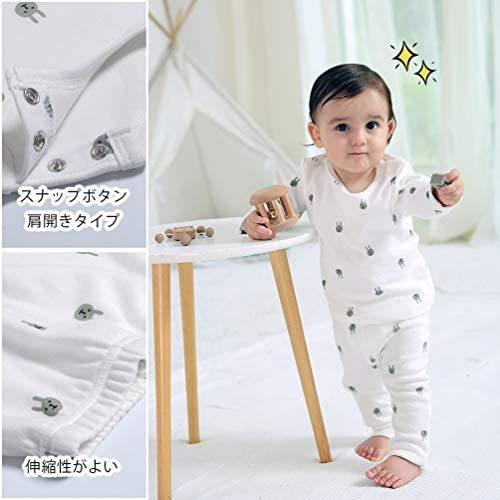 正規取扱店 ベビー服 シューズ Baby Nestベビー服 パジャマ ルームウェア 綿100 上下2点セット ナイトウェア 女の子 男の子 長袖 子供服 ウサギ 90 Www Threeriversofs Com