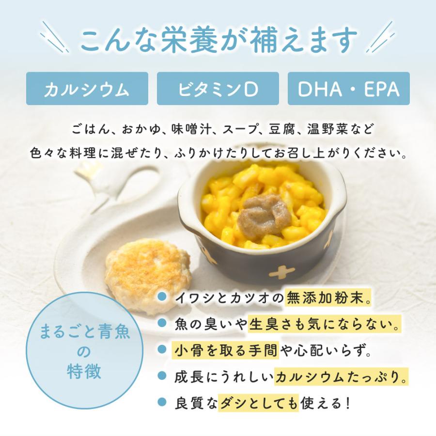 bebeco 離乳食 九州産 まるごと青魚 ベビーフード だし 100g×1袋 無添加 粉末 カルシウム 送料無料 9ヶ月｜sunao-syokudou｜05