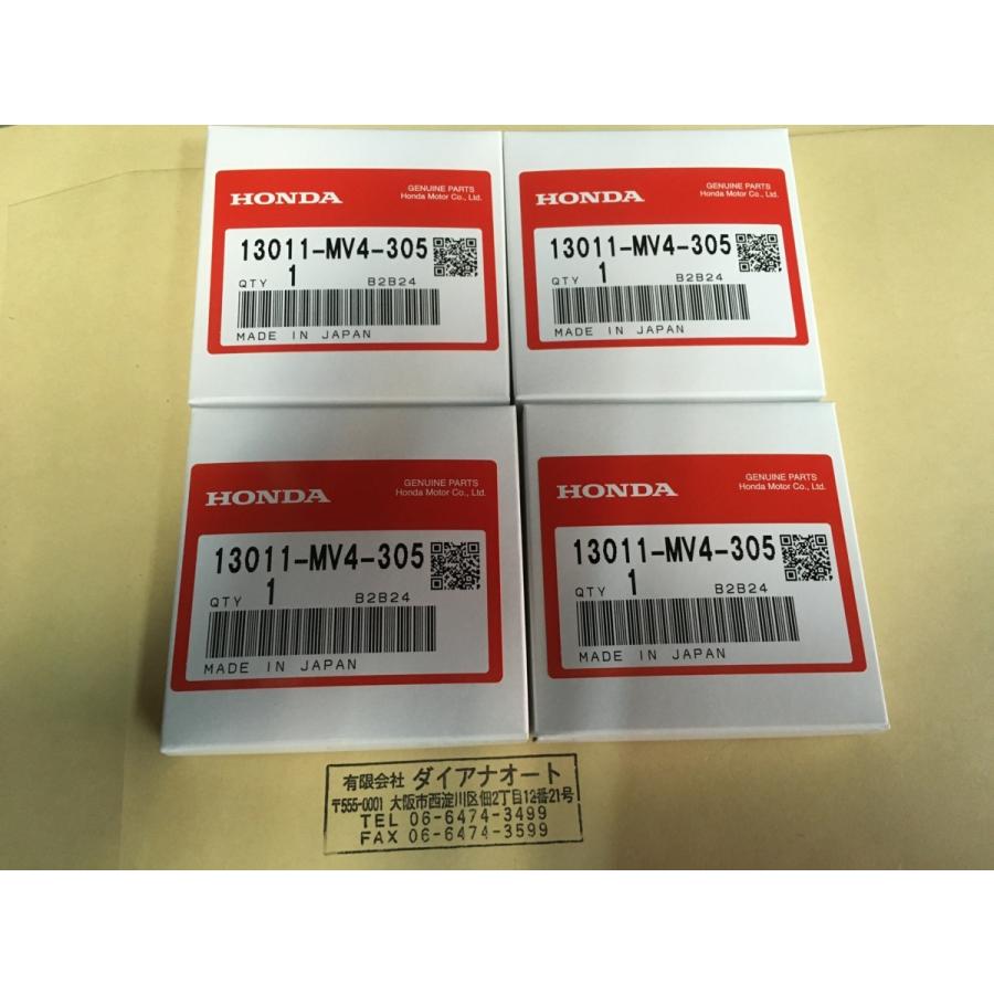 送料込新品 在庫品 ホンダ純正 ピストンリング4個セット 13011 送料込新品 在庫品 ホンダ純正 ピストンリング4個セット 13011