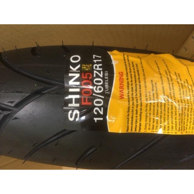 新品120/70RZ-17 CB400SF NC39などフロントタイヤ1本シンコー