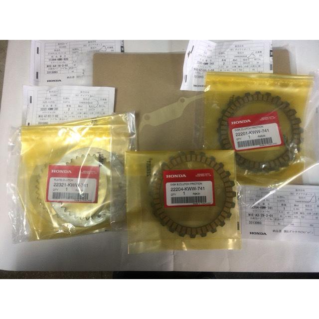 送込新品クロスカブ110 (JA10-1012000-)等クラッチ板3枚プレート