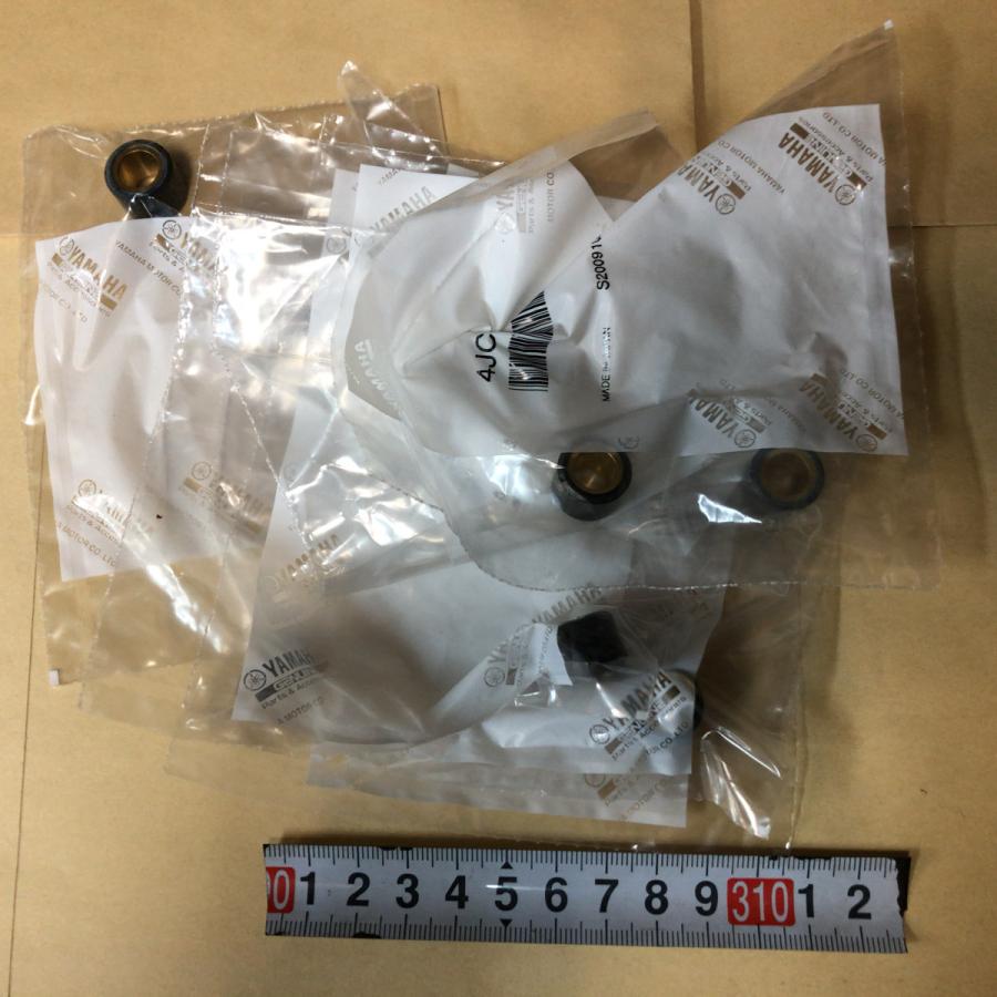 新品送料込ヤマハジョグ90等 ウエートローラー6個セット 4JC-17632-00