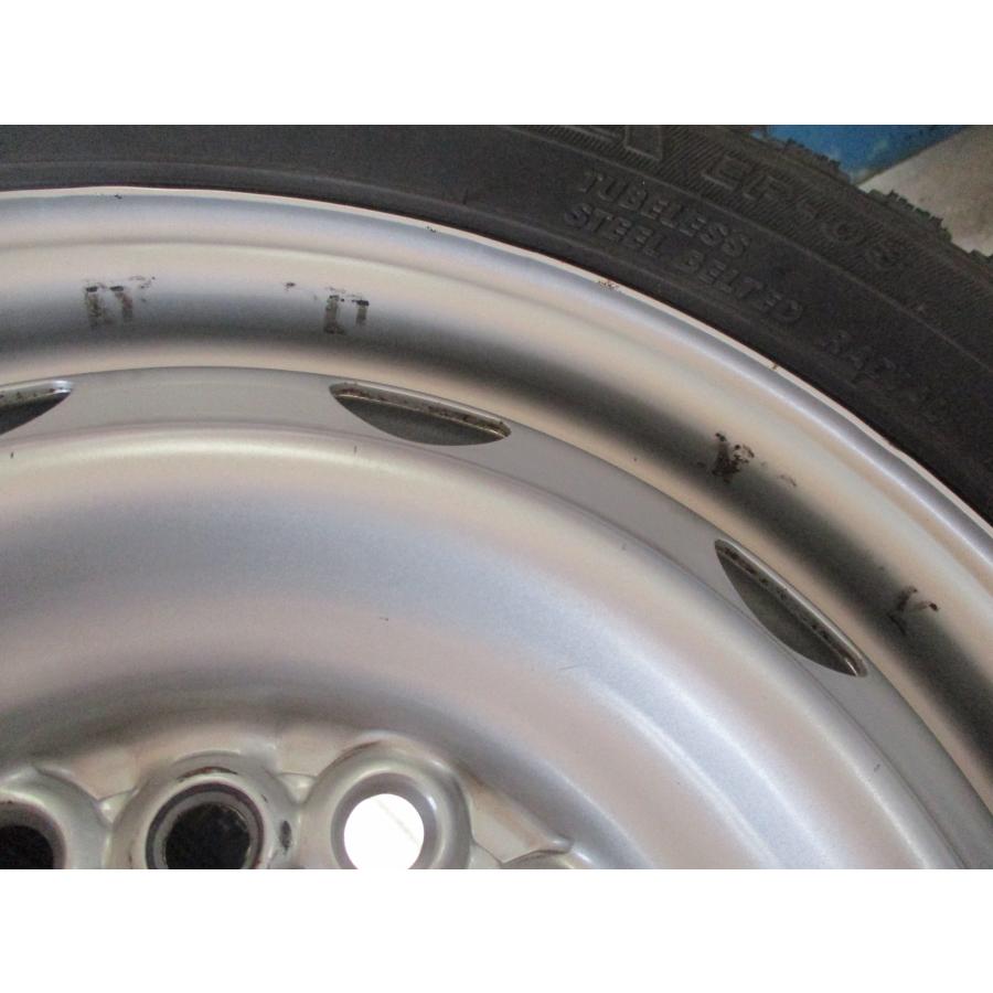 ESPIA スタッドレスタイヤ 155/65R13 鉄ホイール付き4本セット