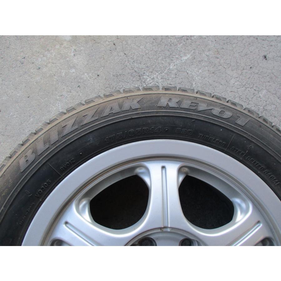 スタッドレスタイヤ 175/65R14 アルミホイール付き4本セット : 14aw100  