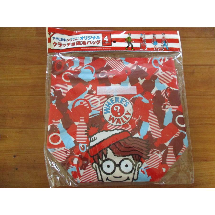 ★非売品★ アサヒ飲料 ウォーリーを探せ オリジナルクラッチ型保冷バッグ | 