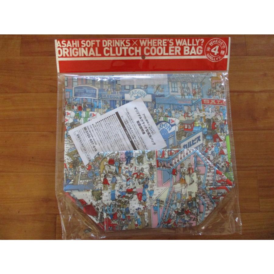 ★非売品★ アサヒ飲料 ウォーリーを探せ オリジナルクラッチ型保冷バッグ |  | 06